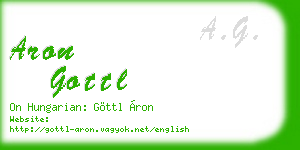 aron gottl business card